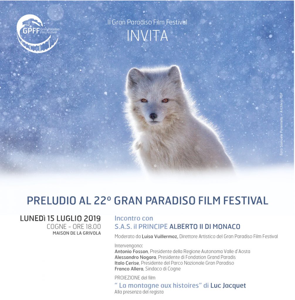 Gran Paradiso Film Festival, il Principe Alberto II di Monaco aprirà la 22ª edizione